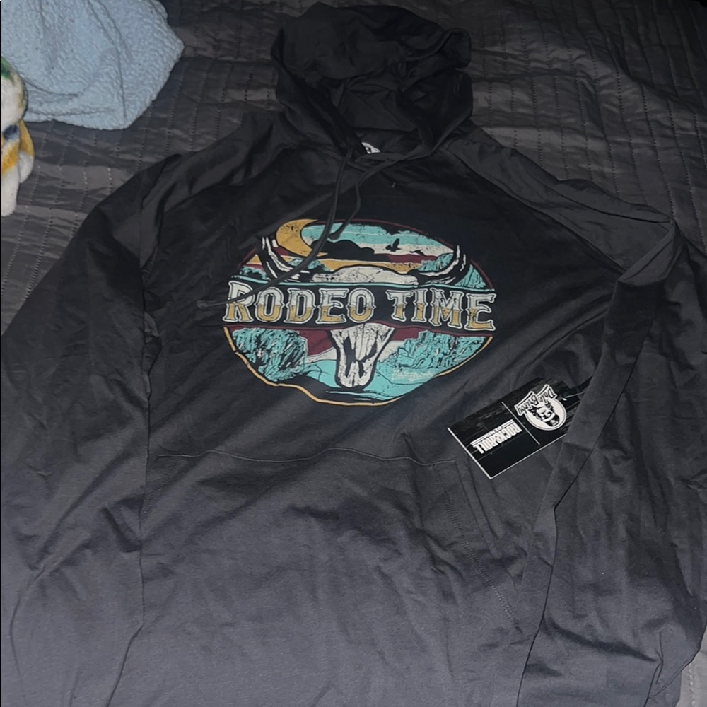 Black Rodeo Time Hoodie
